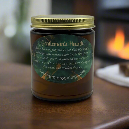 Gentleman's Hearth – 7.5 oz Coconut Soy Beeswax Blend Candle