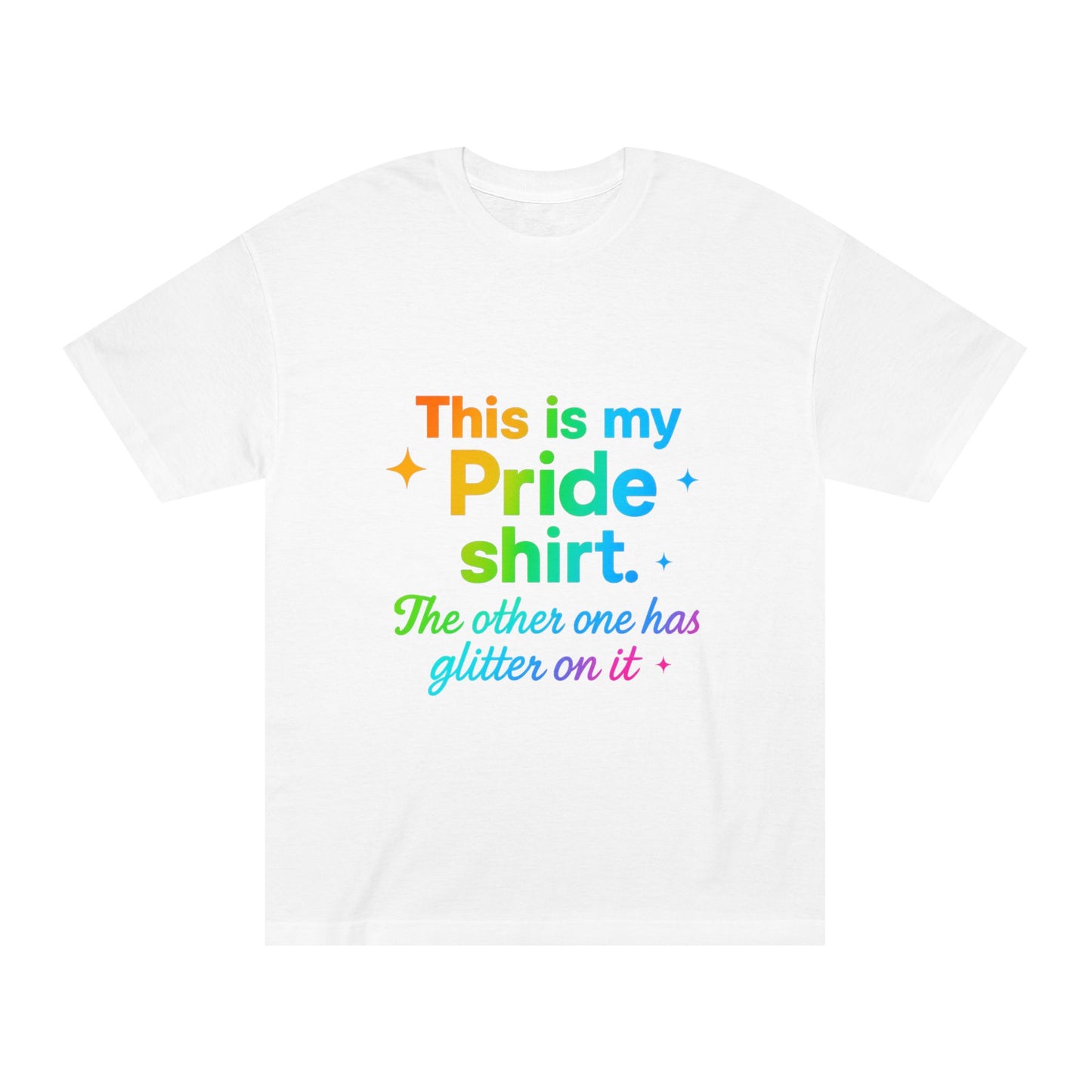 Pride Celebration Unisex Tee, LGBTQ+ Pride Shirt, Rainbow Graphic T-Shirt, Gift for Pride Month, Fun Casual Wear